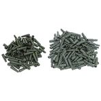 VGEBY Sazan Balıkçılık Kolu, 100 Set 35 mm Olta Tespit Hattı Konnektör Kol Emniyet Klipsi Olta Takımı Aksesuar (yeşil)