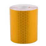 VGEBY Yansıtıcı Bant Çıkartması 5 cm x 3 m Güvenlik Yapışkan Yansıtıcı Bant Rulo Çıkartma Römork Arabalar Bisikletleri için (turuncu)