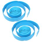 VGEBY Yoga Elastik Bantlar, 2 Adet/Set 2,5 M Egzersiz Spor Direnç Bandı Genişletici, Üst ve Alt Vücut ve Çekirdek Egzersizleri için Profesyonel Germe Kayışı, Fiziksel Terapi, Alt Pilates (mavi)