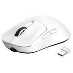 VGN GAMEPOWER X3 Kablosuz Gaming Mouse, Ultra Hafif 49g Oyuncu Mouse, PixArt PAW3395 Sensör, 26000 DPI, Programlanabilir, Üç Modlu 2.4G/Bluetooth/USB-C Kablolu, Uzun Pil Ömrü, PTFE Ayak, PC/MAC-Beyaz