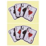 VGOL 2 ADET Poker A Car Sticker Cool Ace of Spades Çıkartması Oyun Kartları Dekorasyon Kendinden Yapışkanlı Araba Aksesuarları Araba Bagaj Tampon Bisiklet Seyahat Çantası