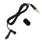 VGOL 3.5mm TRS Çok Yönlü Yaka Mikrofonu Sünger Kapaklı Kablosuz Ses Mikrofonu Sennheiser EW100 EW300 EW500 SK100 1.5m ile Uyumlu