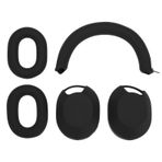 VGOL 5 adet kulak pedleri kapağı seti Protein deri kulaklık kapağı kulaklık silikon koruyucu kapak kulaklık aksesuarları Sony WH-1000XM5 ile uyumlu