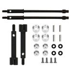 Vgoohobby RC 4 mm Geniş Tekerlek Aks CVD Ön Arka Ortak Tahrik Mili Yükseltme Parçaları Eksenel SCX24 90081 1/24 RC Paletleyici ile Uyumlu