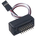 Vgoohobby RC Araba CH3 Genişletici CH3 Kontrol Anahtarı 8 Bağlantı Noktalı Göbek Üçüncü Kanal Anahtarı 1/8 1/10 1/16 RC Araba Led Vinç Çatı Led Işık ile Uyumlu