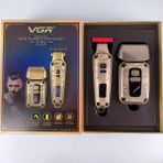 Vgr 641 2 in 1 Profesyonel Altın Saç ve Sakal Kesme Makinesi