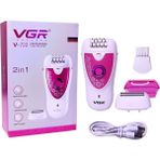 Vgr Epilasyon Aleti Vgr Voyager 2 In 1 - Pembe - Beyaz