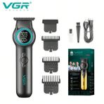Vgr V-990 Profesyonel Saç Ve Sakal Kesme Makinesi Şarjlı Tıraş Makinesi 2,5 Saat siyah