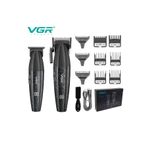 VGR v640 saç ve sakal kesim makinası 2 li set berber kuaför salonu makinası