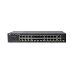 Vguard VG-SW1024P-225 24 Port 10/100MBPS RJ45 + 1 Port 10/100MBPS RJ45 + 1 Port 10/100/1000MBPS Combo 225W Poe Yönetilemez Switch