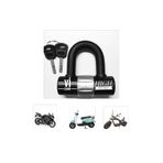 Vi Caro 781mv 12x11 Cm Boy 16mm Çapında Motosiklet Disk Kilidi Kelepçeli Çelik U-bar