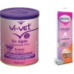 Vi-Vet Pudralı Sir Ağda 800 ml Liposoluble Wax Hassas Ciltler İçin Özel Formül