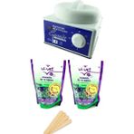 Vi-Vet Sir Ağda Makinesi + 2AZULEN Soyulabilen Boncuk Ağda + Spatula Set