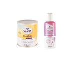 Vi-Vet Vi Vet Sir Kavanoz Ağda Natural 240 Gr + Ağda Sonrası Temizleme Ve Masaj Yağı E Vitamini 125Ml