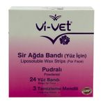 Vi-Vet Yüz İçin Pudralı 24 Adet Sir Ağda Bandı