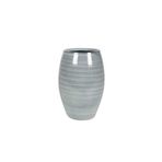 Via Gardenia Cresta Buz Mavisi Seramik Saksı Uzun 20 * 30Cm