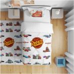 Viadela Cars Arabalar Nevresim Takımı (Çarşafsız) - 150 x 210 cm - Beyaz