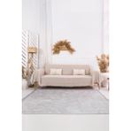 Viaden Rio Geniş Koltuk Örtüsü – %100 Geri Dönüştürülmüş Pamuk, Bej Dokuma Desen, Leke Tutmaz ve Kolları Kapatan Kumaş, 180x310 cm - 180 x 310 cm