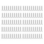 ViaGasaFamido 100 adet D¨¹z Y?ld?z Vida, 304 Paslanmaz ?elik ?apraz Ba?l? Derin Di? Ba?lant? Elemanlar? Enjeksiyon Makineleri i?in Donan?m, M4x16mm