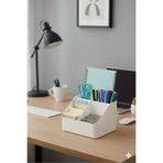 VİALEX Modern Çok Amaçlı Masa Üstü Düzenleyici Kalemlik-Takı- Makyaj-Ofis Organizeri-BEYAZ
