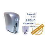Vialli Hazneli 1000 ml Krom Sıvı Sabun Dispenseri