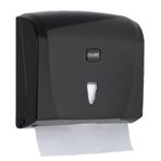 Vialli K20B 200 Kağıt Siyah Banyo Mutfak Lavabo Pratik Z Katlı Kağıt Havlu Dispenseri