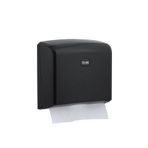 Vialli K2b Z Katlı Mini Kağıt Havlu Dispenseri (SİYAH) Maks. Kağıt Genişliği 22 Cm