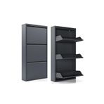 VialongStore 3 Kapaklı Metal Ayakkabılık