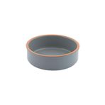 VIAPOT Iznik Toprak Güveç Ve Yoğurt Kasesi Tam Sırlı Çömlek 19x6cm (Gri)