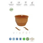 Viapot Mardin Toprak Güveç Kase Içi Kahverengi Sırlı Çömlek 15x10cm 800ml