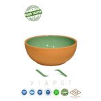 Viapot Salata Kase Toprak Güveç Içi Sırlı Çömlek 20x8,5cm 1000ml
