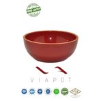 Viapot Salata Kase Toprak Güveç Tam Sırlı Çömlek 20x8,5cm 1000ml
