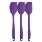 viarella 3lü Mor Silikon Spatula Seti Isıya Dayanıklı Yanmaz Yapışmaz Çizmez 27cm