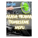 VİATOM Oto Araba Yıkama Temizleme Mopu 1 Yedek Bezi Mikrofiber Çok Fonksiyonlu Sopalı Oto Araba