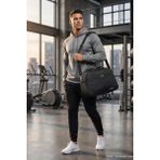 Viatox ADM 01 Orta Boy Unisex Seyahat&spor El Valizi SİYAH - Siyah