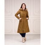 Vibeys Collection Taba Içi Kürkü ve Su Geçirmez Bayan Kışlık Mont & Kaban - 38