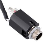Vibrivio 3-Band Akustik Gitar Tonu ve Ses Amplifikatörü EQ Ekolayzır Preamp Piezo Pikap Tuner, Akustik Gitar Akor, Siyah, Profional Müzik Enstrümanı