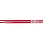 Vic Firth N5br Nova 5B Red Baget | Ekonomik Seri - Kırmızı Kaplama - Ahşap Uç