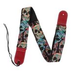 VICASKY 1 Bilgisayar Gitar Askısı Omuz Askısı Siyah Bel Kemeri Elektro Gitar Için Kayış Kilitleri Omuz Askısının Değiştirilmesi Siyah Gitar Askısı Kayışlar Tuval Baskı Saksafon Ukulele