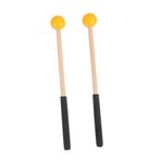VICASKY 1 Çift Baget Ksilofon Davul Çubuğu Ahşap Müzik Tokmak Enstrüman Perküsyon Çubukları Tavuk Budu Tekme Davul Çırpıcı Davul Pedal Çırpıcı Çan Tokmakları Pedialaks Odun Karıştırıcı Bas