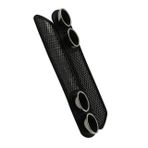 VICASKY 1 Çift Dekoratif Çıkartmalar Araba Çıkartması Sahte Arka Tampon Dekorasyonu Diy Araba Tasarım Çıkartması Egzoz Borusu Çıkartması Oto Çıkartması Tuyere Karın Kası Kuyruk Boruları