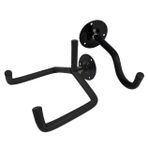 VICASKY 1 Takım Gitar Ukulele Standı Klarnet Standı Ukulele Duvara Montaj Ukulele Duvar Askısı Çamaşır Askısı Asmak Için Siyah Kancalar Duvara Monte Elbise Askısı Duvar Kancası Ütü Metal