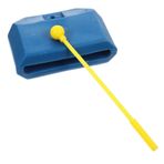 VICASKY 1 Takım Sığır zili enstrüman çıngırak çift ​​çıngırak vurmalı çalgı çıngırak Cowbell Davul Aksesuarları Çocuk vurmalı çalgılar çocuklar için çıngırak davul malzemeleri plastik Blue