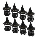 VICASKY 10 Takım cadılar bayramı cadı şapkası cadılar bayramı peri bahçe aksesuarları Cadılar Bayramı süslemeleri halloween costume cadilar bayrami kostumu oyuncak bebek mini bebek şapka