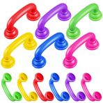 VICASKY 12 Adet Fısıltı Telefonları Plastik Konuşma Terapisi Oyuncakları Okuma Telefonu Fısıltı Konuşma Geliştirme Oyuncakları Terapi Iletişim Cihazı Çocuklar Için Sınıf Ve Ev Kullanımı