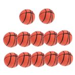 VICASKY 12 Adet mini basketbol Çocuk oyuncakları çocuklar renkli basketbol profesyonel spor oyuncakları drenaj sepeti anaokulu atlama topları atlama topu elastik küçük basketbol plastik