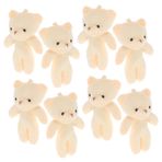 VICASKY 12 mini bebek ayı kolye Tavşan ayı bebek cep ayısı oyuncaklar ayıcık Süslemeli küçük ayılar Peluş ayı charm Dekoratif ayı aksesuarları ayı figürleri Çanta Aksesuarları bez