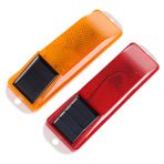 VICASKY 2 Adet Güneş Uyarı Lambaları Hassas Flaş Güneş Uyarı Lambası Flaş Güneş Lambası Flaş Uyarı Ledi Trafik Otomatik Lambası Led Flaş ışıkları Araç Lambası Logo Mini Kamyon Bilgisayar