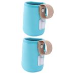 VICASKY 2 Biberon termostatı termos mug travel mug sütü taşınabilir araba süt ısıtıcısı taşınabilir ısıtıcı termostat için araba taşınabilir süt ısıtıcısı USB süt ısıtıcı ısıtıcı