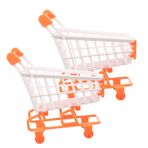 VICASKY 2 Mini Alışveriş Sepeti Alışveriş Sepeti Market Arabası Küçük Çocuklar Için Oyuncaklar 1-3 Yürümeye Başlayan Çocuk Alışveriş Sepeti 1 Yaşındaki Çocuklar Için Oyuncak